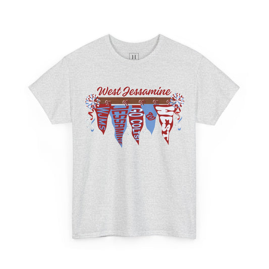 WJMS : West Jessamine Pennant Flags - Unisex Shirt
