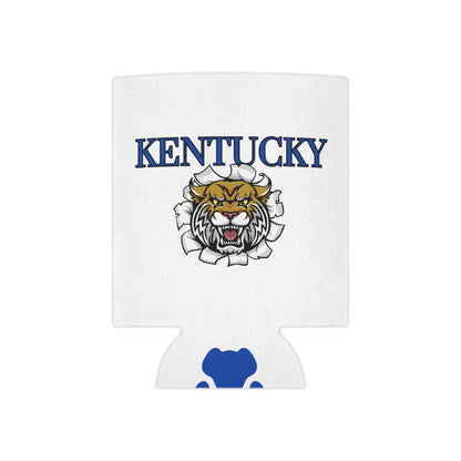 Kentucky UK Blue Paw Print Koozie