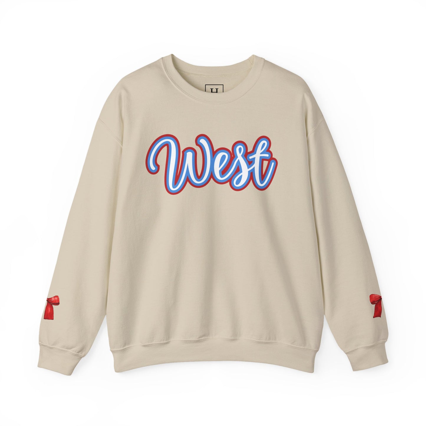 WJ WEST Jessamine -- Bows on Sleeves -- Unisex Sweatshirt