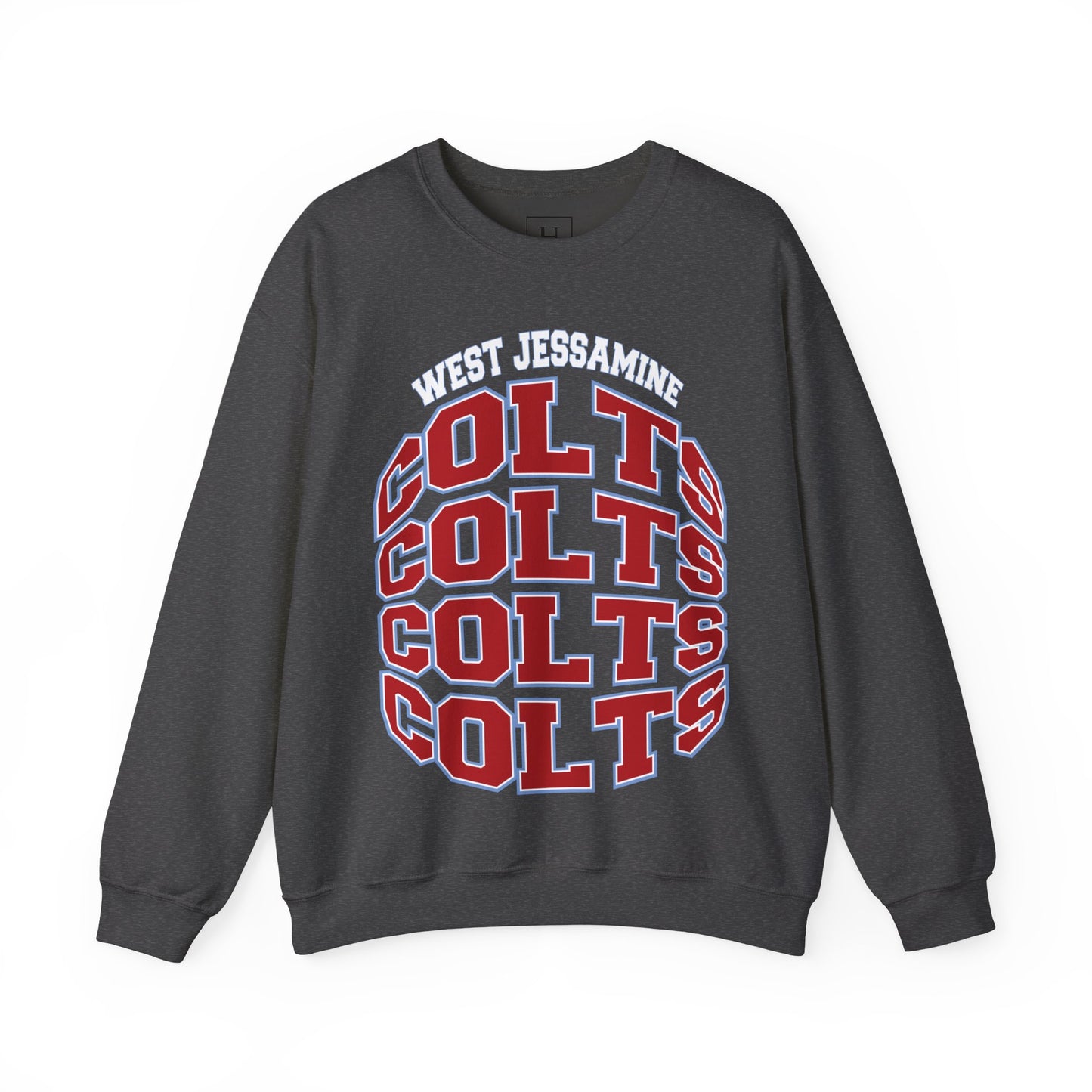West Jessamine Colts Crewneck Sweatshirt — School Spirit Pride - Unisex