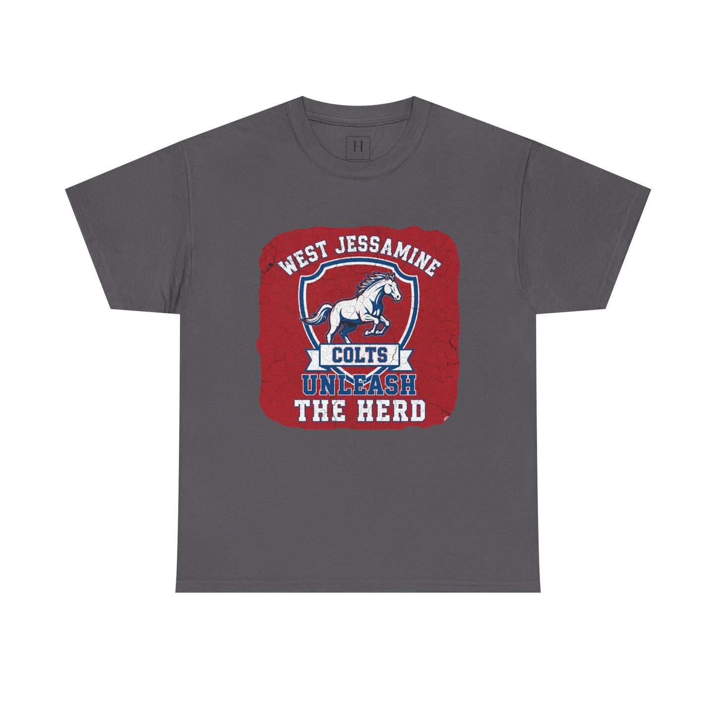 West Jessamine Colts - Unleash The Herd - Red BG Unisex Shirt