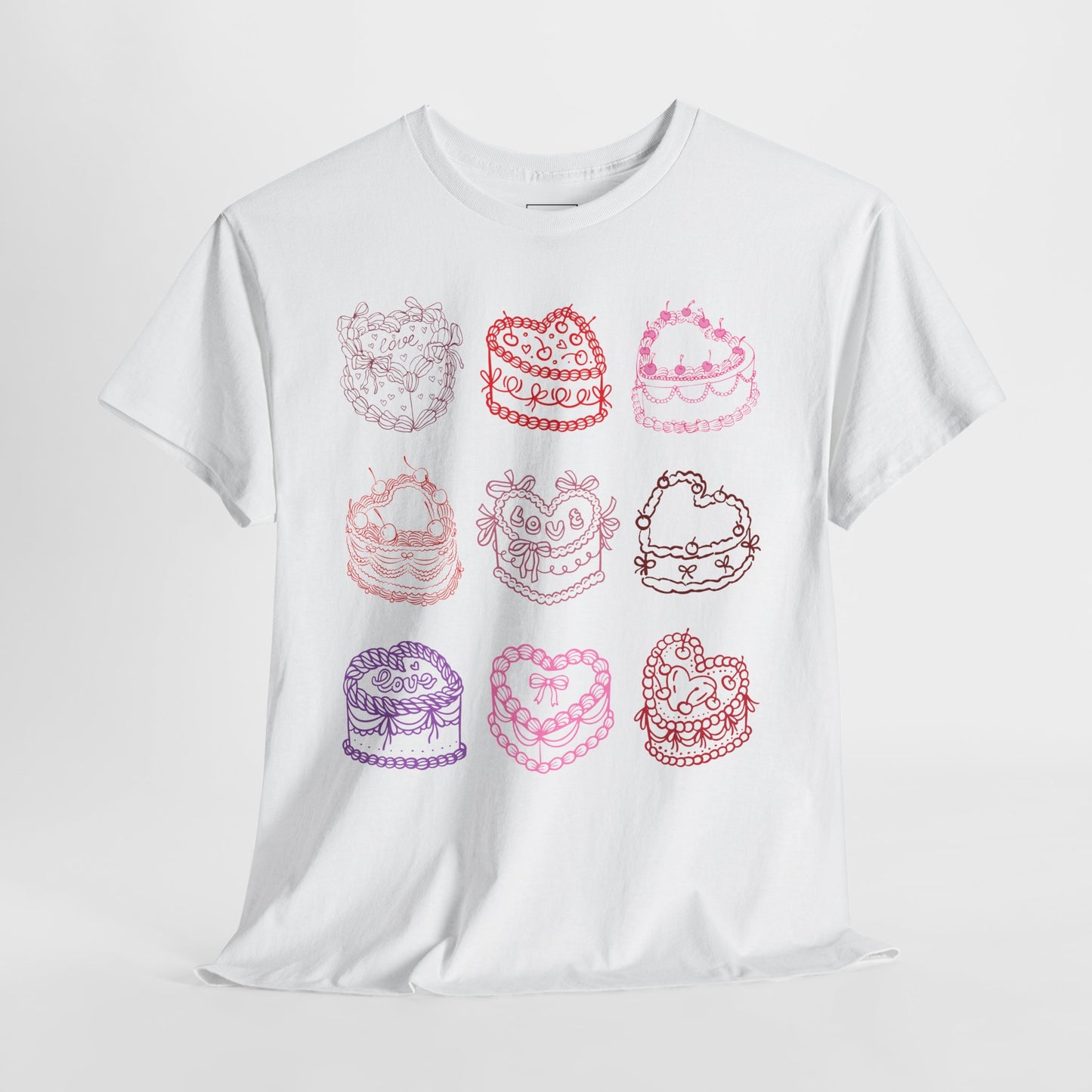 Coquette Cherry Bow Cake T-Shirt
