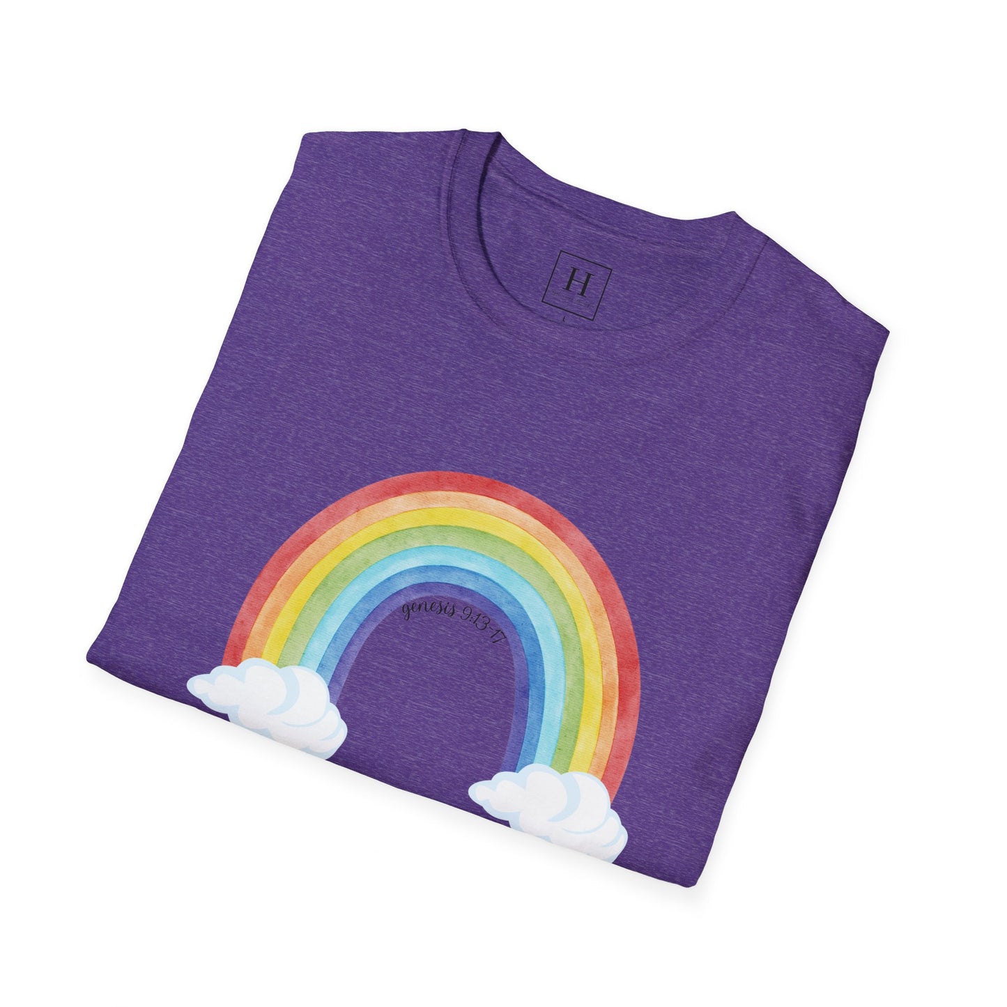 Rainbow God's Promise Genesis 13 Christian T-shirt