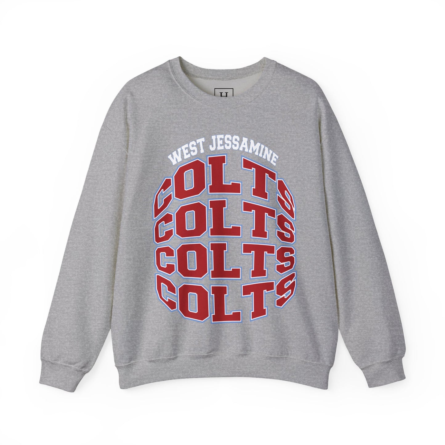 West Jessamine Colts Crewneck Sweatshirt — School Spirit Pride - Unisex