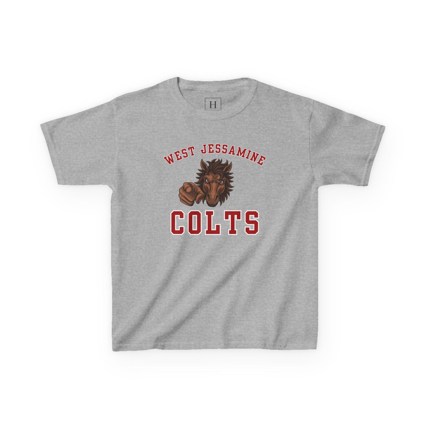 YOUTH --- West Jessamine Colts Mascot - YOU  -- Unisex Tee