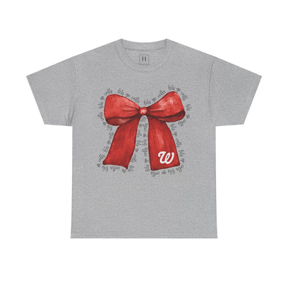 WJ Let's Go Colts Cheer Bow w/ WJ logo - Unisex Shirt