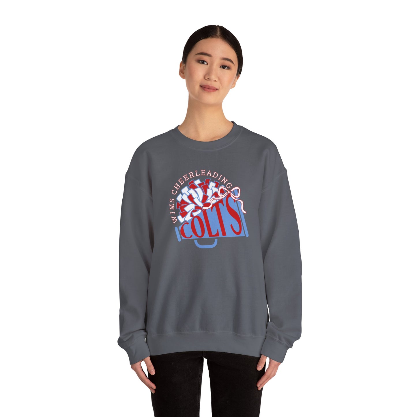 WJMS Cheerleading Megaphone Colts - Unisex Sweatshirt