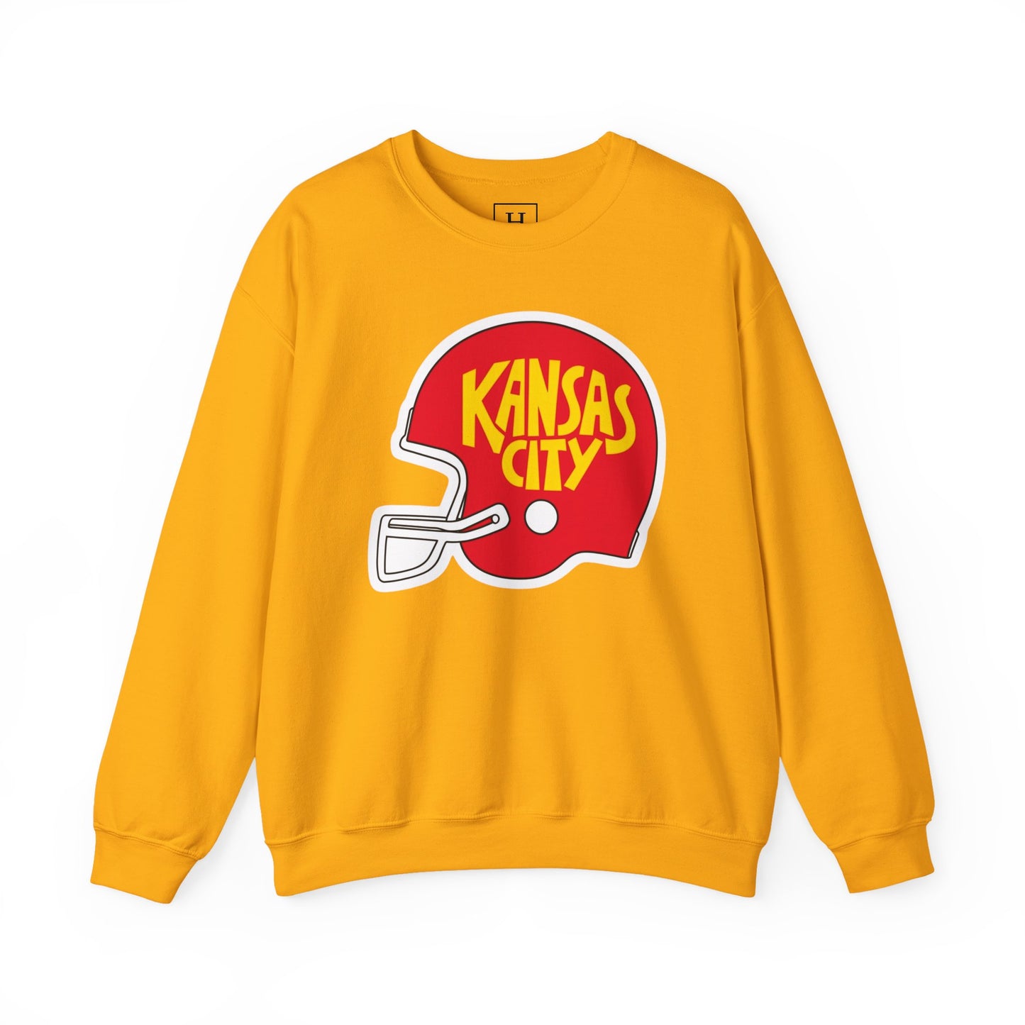 Game Day KS Chiefs Football Helmet - Unisex Sweatshirt