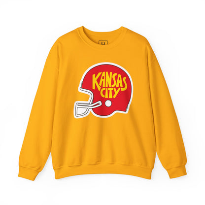 Game Day KS Chiefs Football Helmet - Unisex Sweatshirt