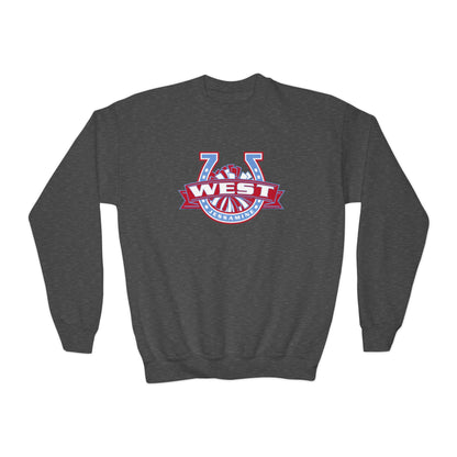 YOUTH -- West Jessamine Horseshoe Logo w/ Pom Sweatshirt