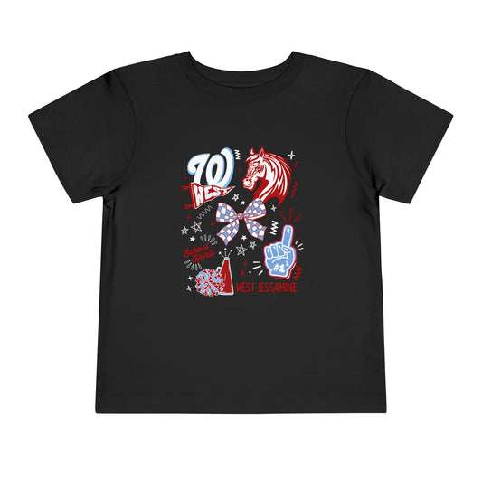 Toddler; West Jessamine Coquette School Spirit - Unisex T-shirt