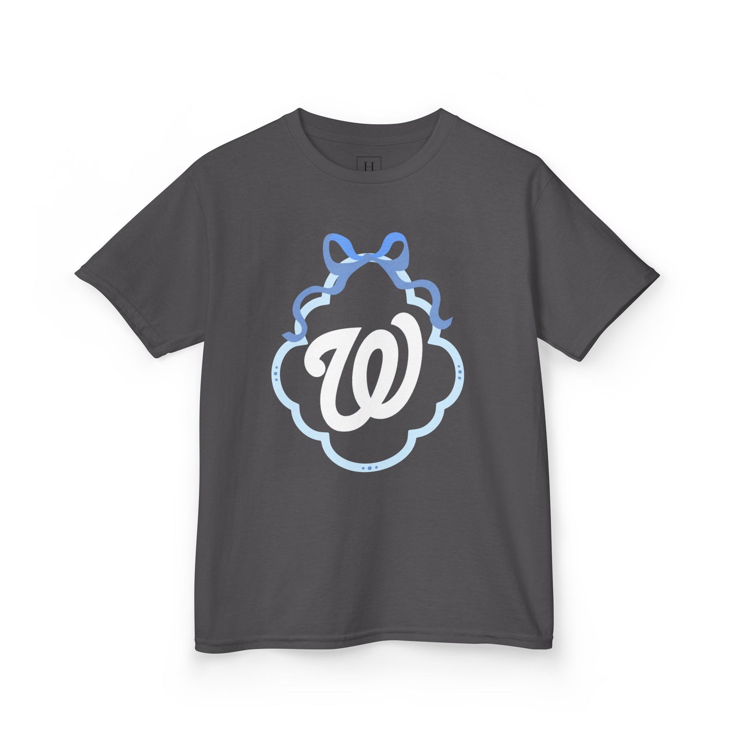 YOUTH -  W COQUETTE BLUE BOW & BORDER