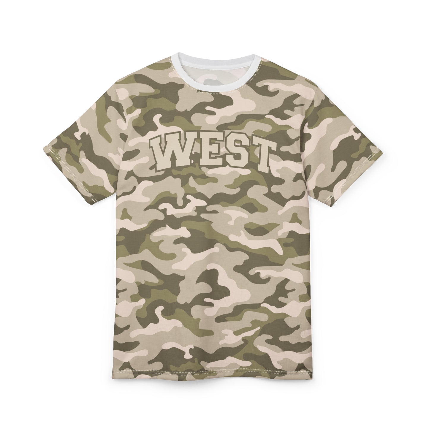 West; West Jessamine Camo T-Shirt — AOP Style Unisex Tee