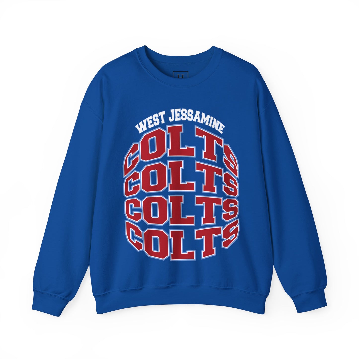 West Jessamine Colts Crewneck Sweatshirt — School Spirit Pride - Unisex