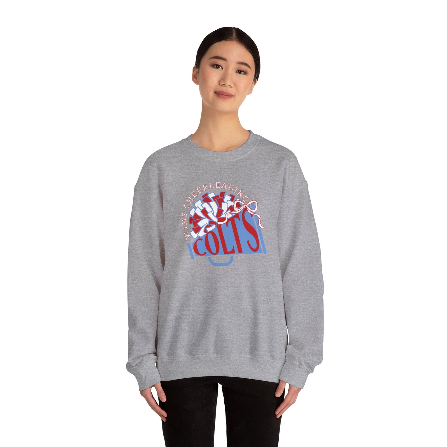 WJMS Cheerleading Megaphone Colts - Unisex Sweatshirt