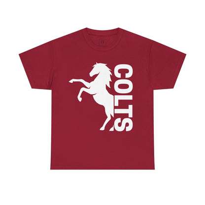 COLTS, Horse in White - Unisex Tee