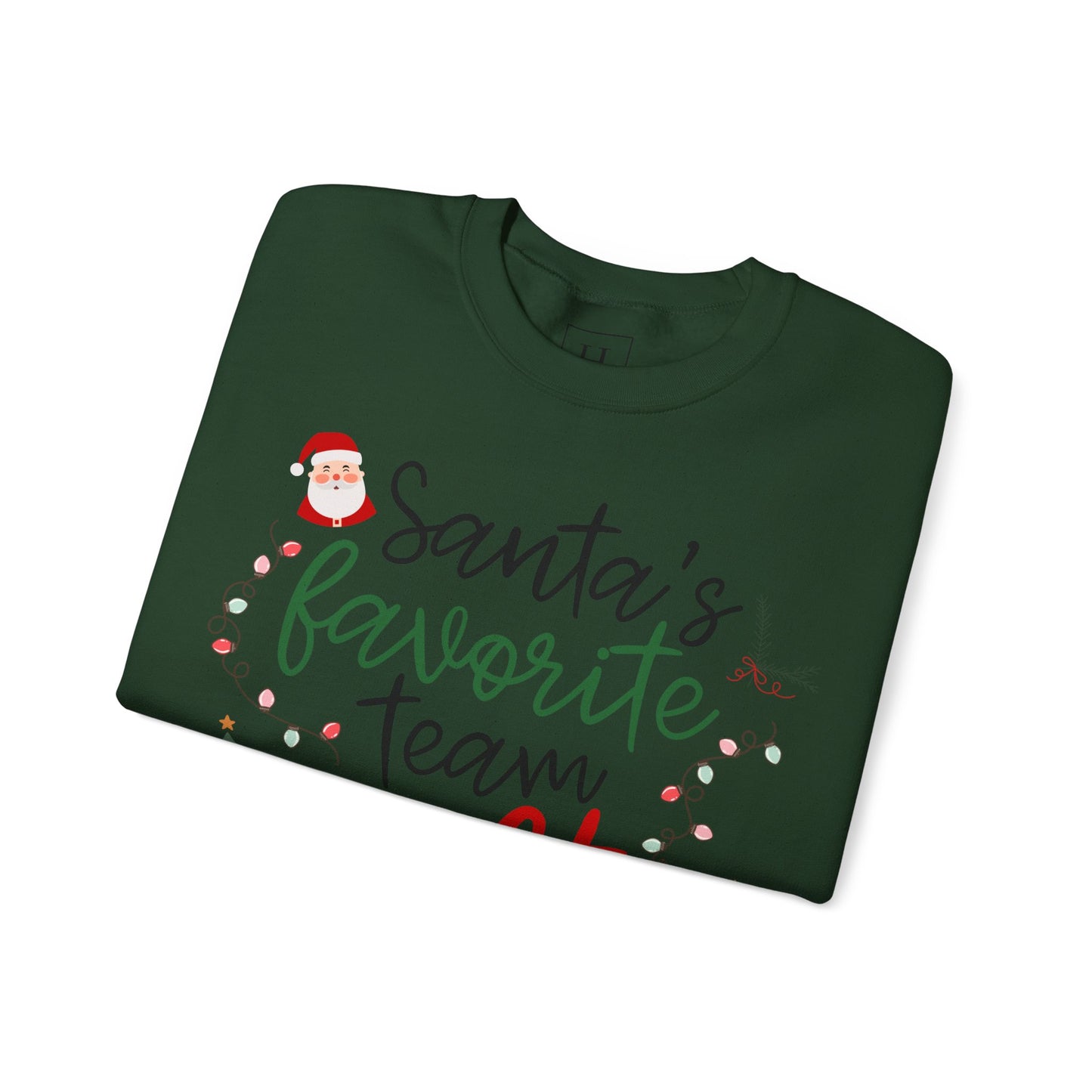 Santa's Favorite Team - COLTS - Christmas Sweatshirt - Unisex