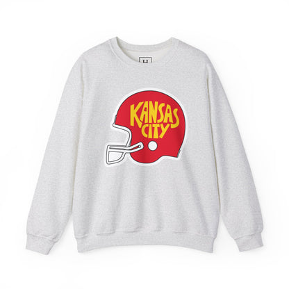 Game Day KS Chiefs Football Helmet - Unisex Sweatshirt