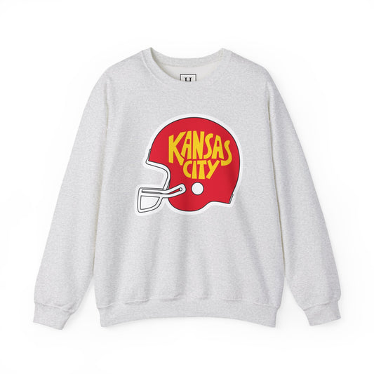 Game Day KS Chiefs Football Helmet - Unisex Sweatshirt
