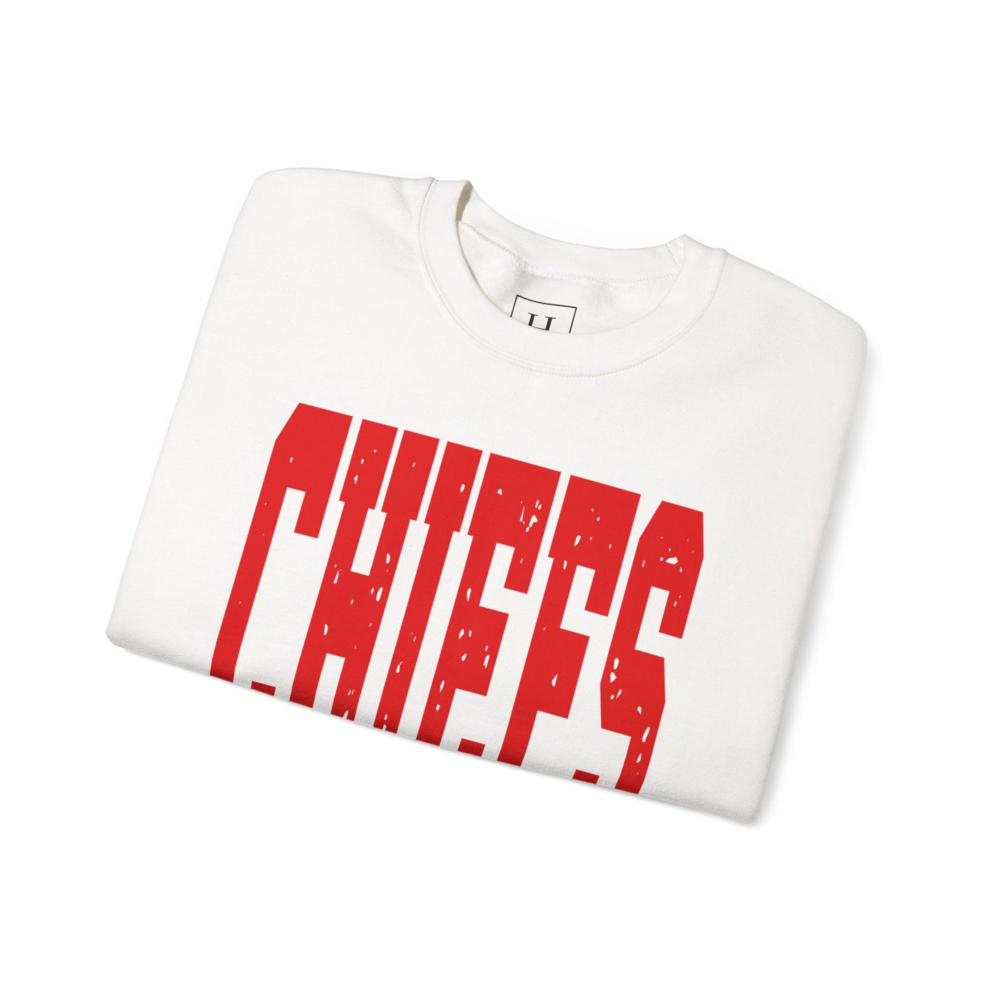 KC KANSAS CITY Chiefs  - KC on Right Sleeve - Unisex Sweatshirt