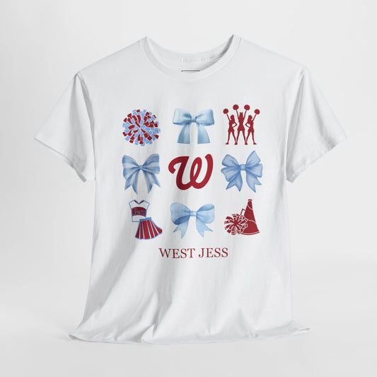 West Jessamine Colts Coquette Cheer Bows - Unisex Tee
