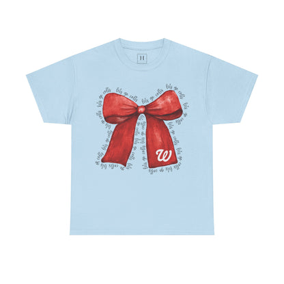 WJ Let's Go Colts Cheer Bow w/ WJ logo - Unisex Shirt