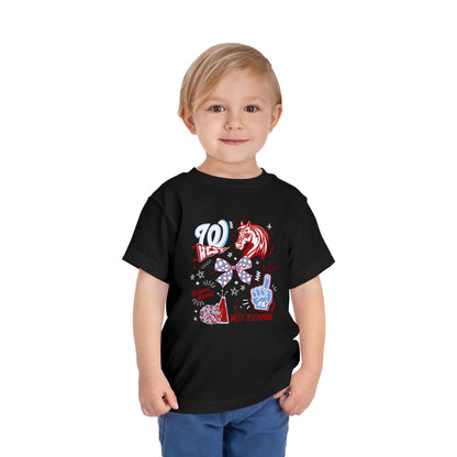 Toddler; West Jessamine Coquette School Spirit - Unisex T-shirt