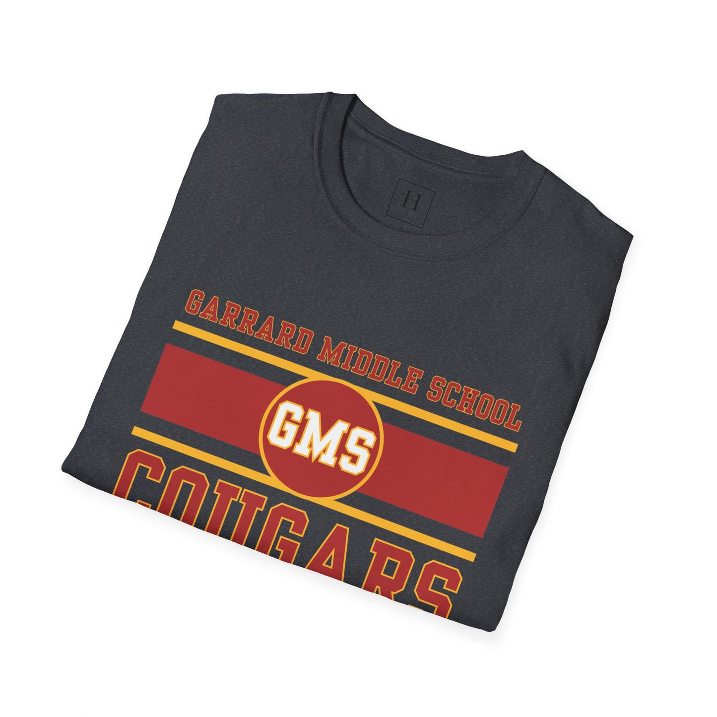 GMS Garrard Middle School Cougars T-Shirt (Front Only)