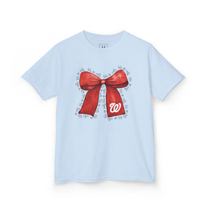 YOUTH - Let's Go Colts Bow - W Logo Unisex T-Shirt
