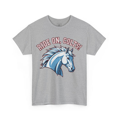 T-Shirt -RIDE ON COLTS - West Jessamine Unisex Tee