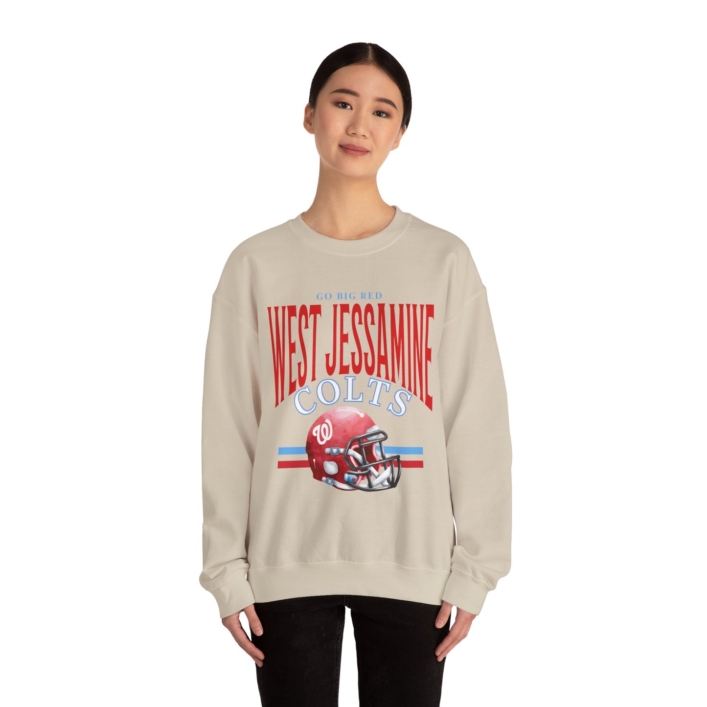 Go Big Red West Jessamine Football - Unisex Sweatshirt