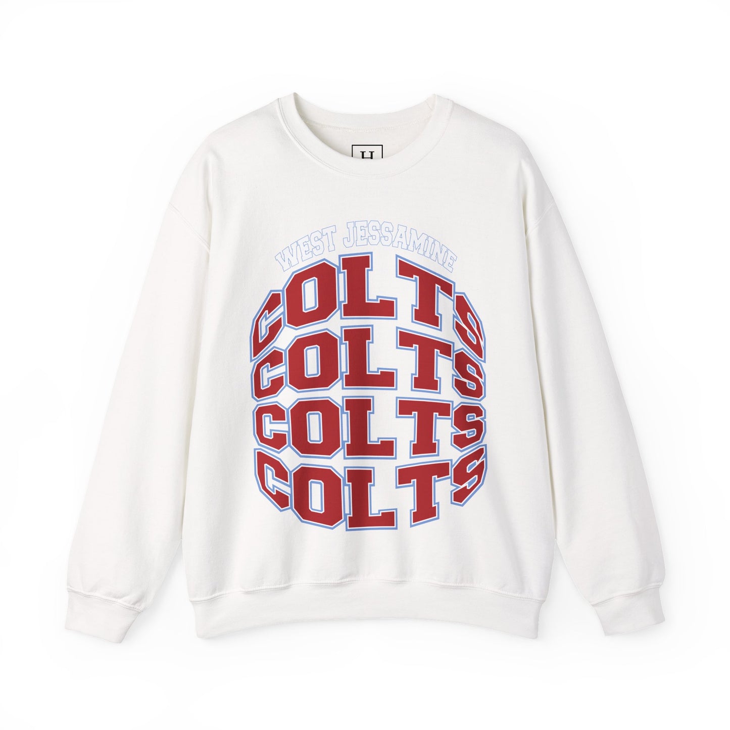 West Jessamine Colts Crewneck Sweatshirt — School Spirit Pride - Unisex