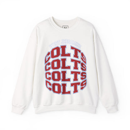 West Jessamine Colts Crewneck Sweatshirt — School Spirit Pride - Unisex