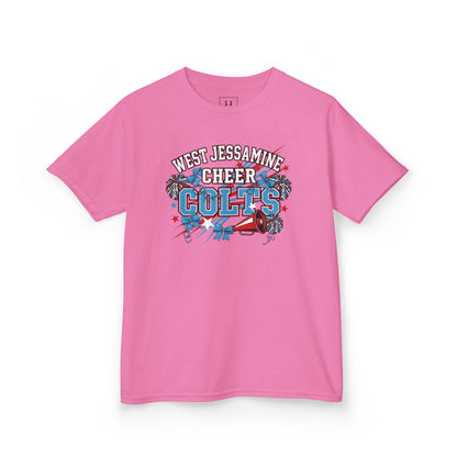 YOUTH - - West Jessamine Cheer COLTS - Poms, Bows, Stars - Unisex Shirt