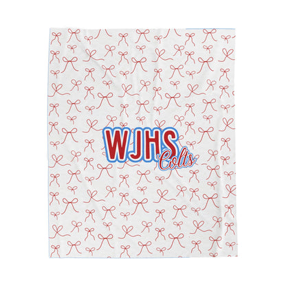 WJHS - High School - Colts Bow Blanket