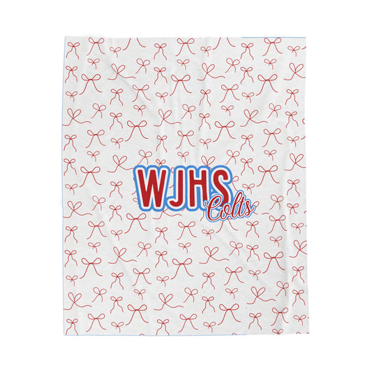 WJHS - High School - Colts Bow Blanket