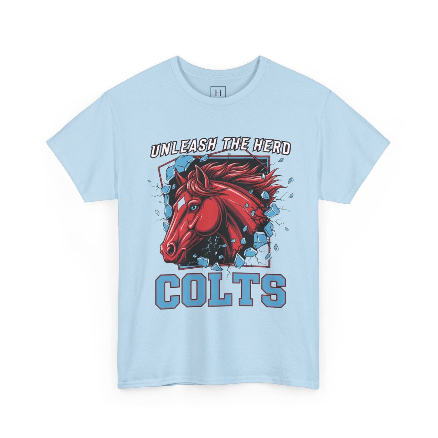 Vintage Horsehead Unisex Tee - Unleash the Herd Design
