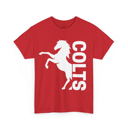 COLTS, Horse in White - Unisex Tee