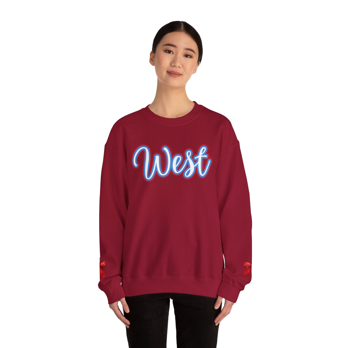 WJ WEST Jessamine -- Bows on Sleeves -- Unisex Sweatshirt