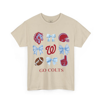 Coquette Football & Bows Unisex Tee - West Jessamine