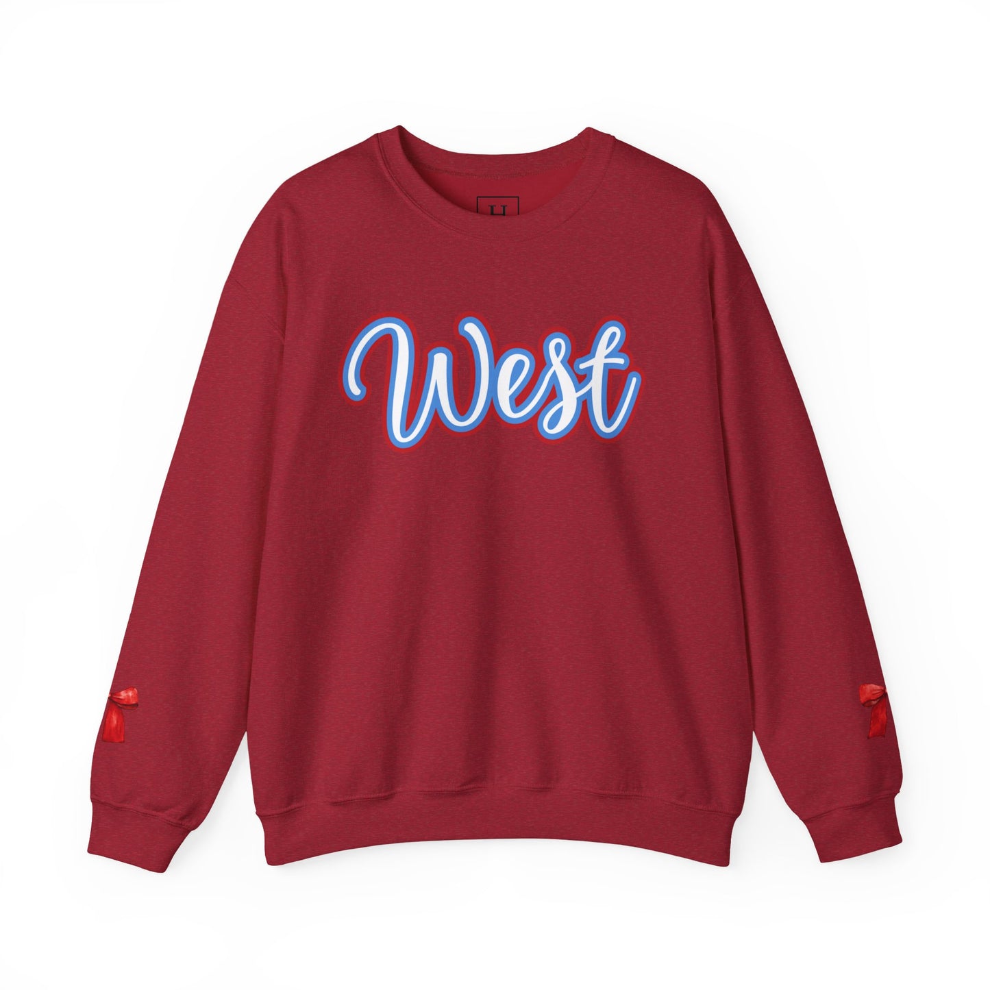 WJ WEST Jessamine -- Bows on Sleeves -- Unisex Sweatshirt
