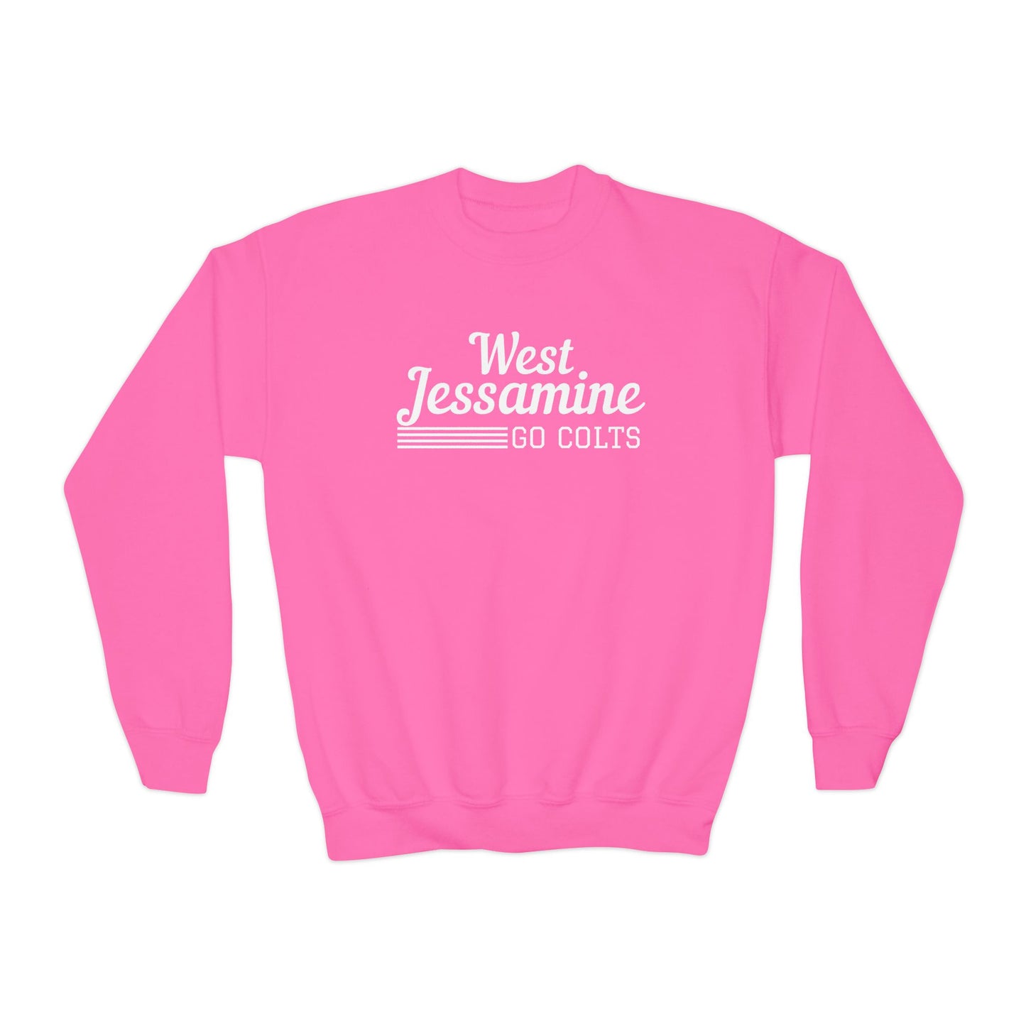 Youth Crewneck Sweatshirt - West Jessamine Colts - Unisex