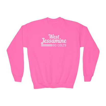 Youth Crewneck Sweatshirt - West Jessamine Colts - Unisex