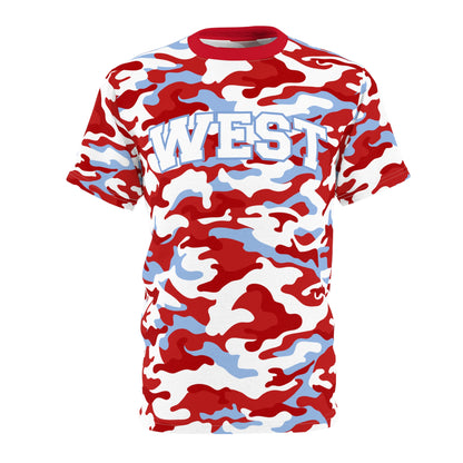 West; West Jessamine RCB&W Camo T-Shirt — AOP Unisex T-Shirt