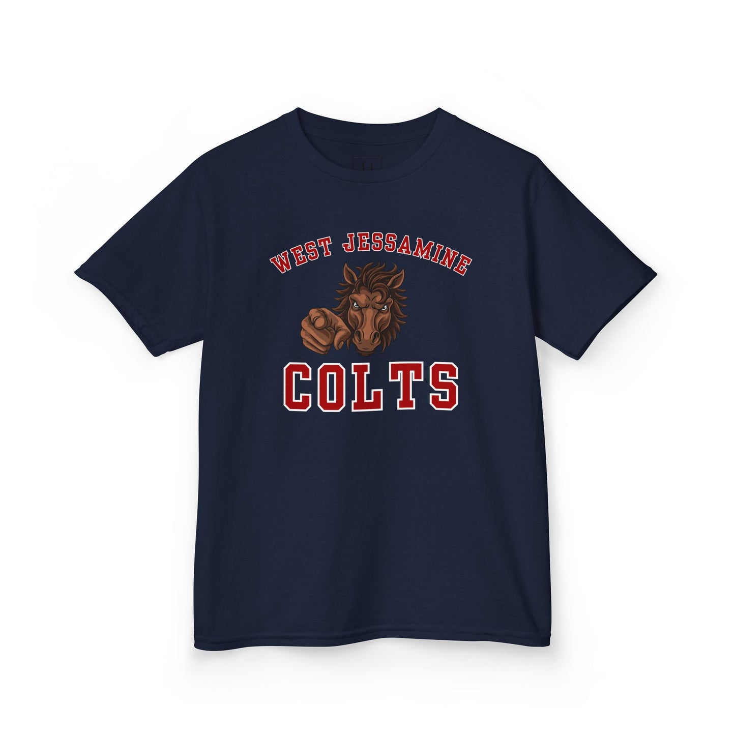 YOUTH --- West Jessamine Colts Mascot - YOU  -- Unisex Tee