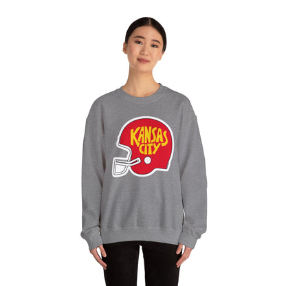 Game Day KS Chiefs Football Helmet - Unisex Sweatshirt