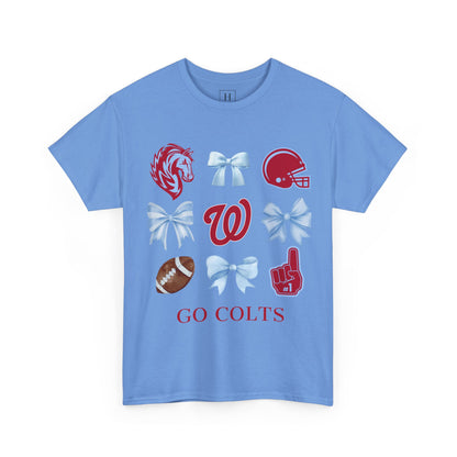Coquette Football & Bows Unisex Tee - West Jessamine