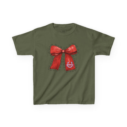 YOUTH --- Let's Go Colts Bow - West Horseshoe Logo Unisex T-Shirt