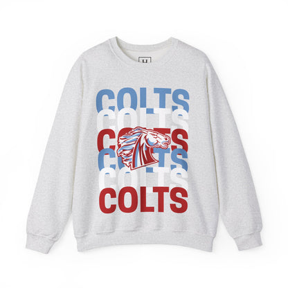 COLTS with Horse Logo - Christmas Sweatshirt - Unisex