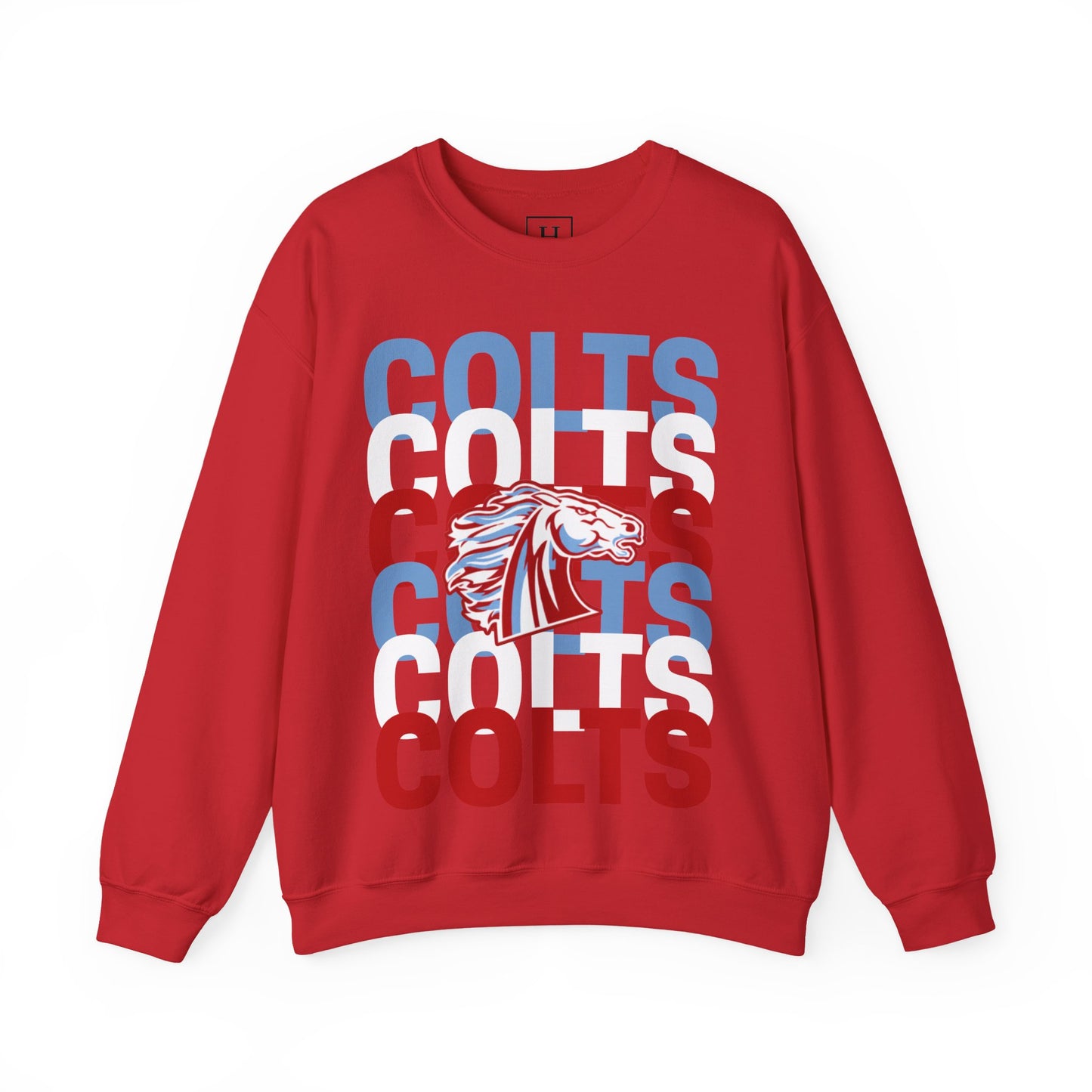COLTS with Horse Logo - Christmas Sweatshirt - Unisex